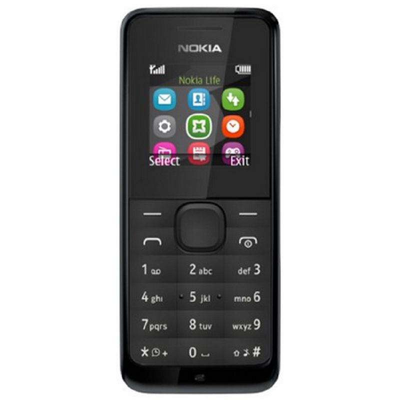 Telefono Nokia 105 Rm 1134 Black